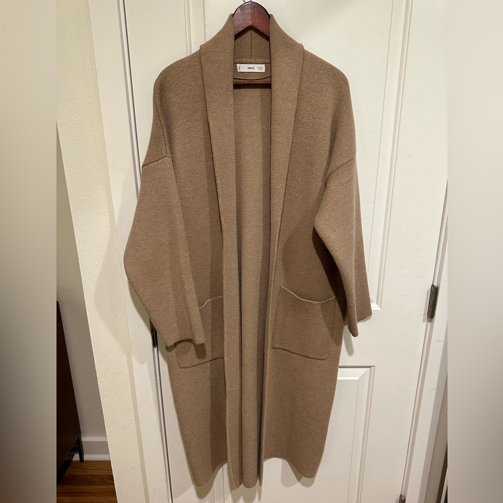 Mango Oversized Cardigan / Knitted Coat with Pockets (Coatigan)